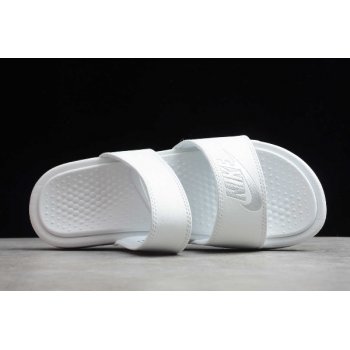 2020 Nike Benassi Duo Ultra Slide Triple White 819717-002 Shoes